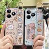 Waterproof Anti-dust Phone Case For Realme C53/Narzo N53 Ring Cartoon Shockproof Anti-knock Soft Case Silicone Lanyard
