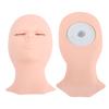 Головка манекена для ресниц, сменная силиконовая голова для ресниц, модель для практики, однослойное веко