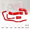 Silicone Radiator Coolant Hose Kit For BMW S1000RR 2019-2023 Red