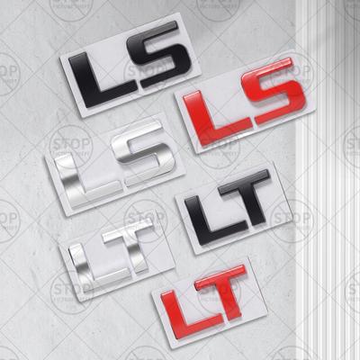 Автомобильная наклейка Логотип LS LT 3D Наклейка Декор кузова Значок Эмблема на задний багажник Для Captiva Aveo Cruze Camaro Sail Onix Spark