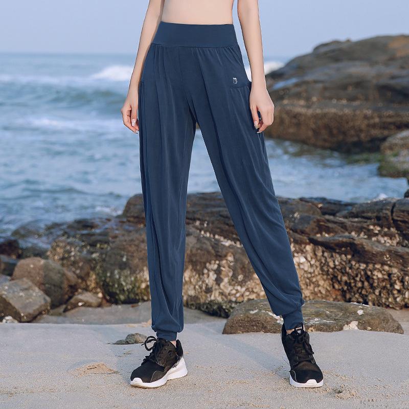 Женские спортивные штаны больших размеров для бега, фитнеса, йоги, свободные брюки Harlan с высокой талией