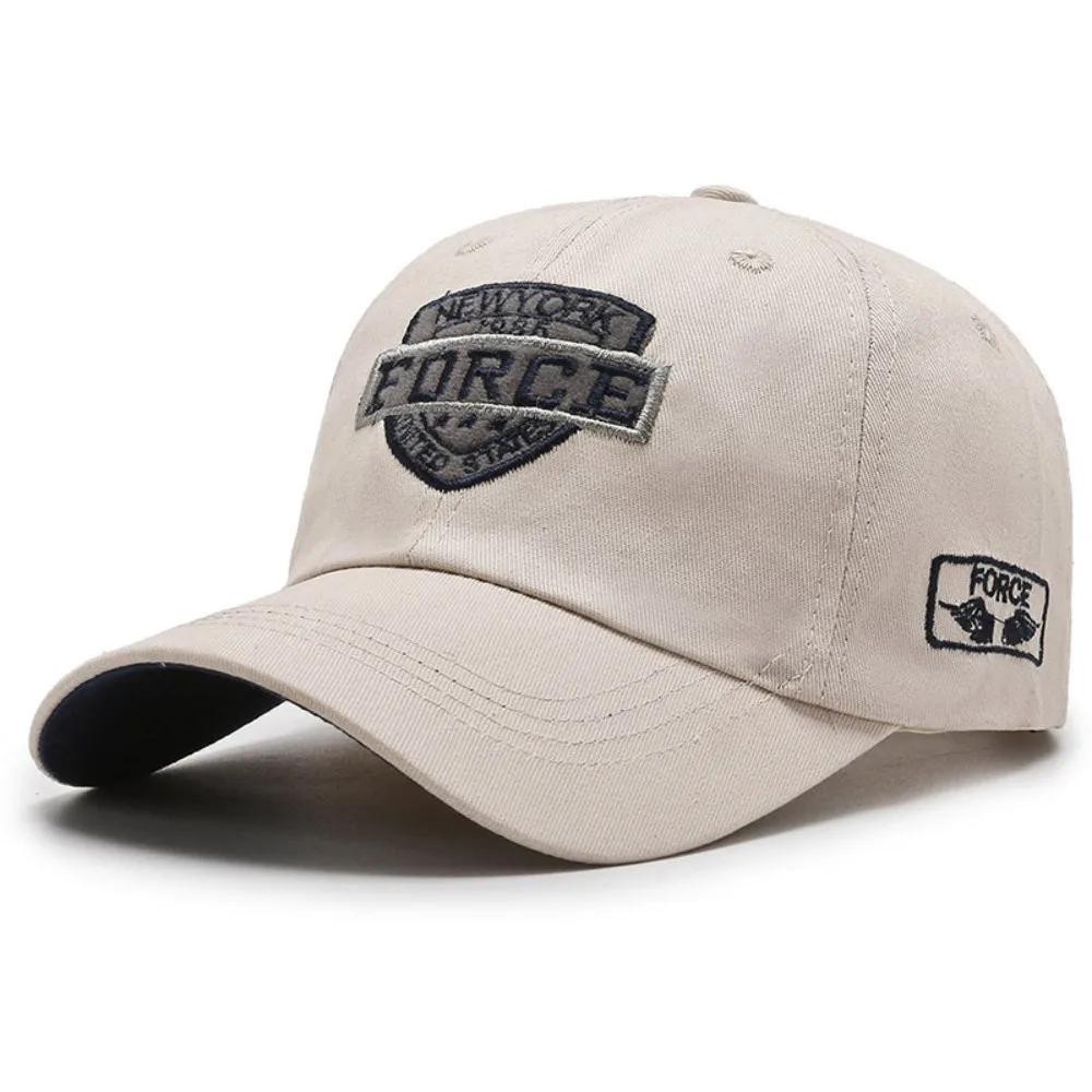 New Embroidered Shield Baseball Hat Men And Women Spring And Summer Outdoor Sun Protection Baseball Cap