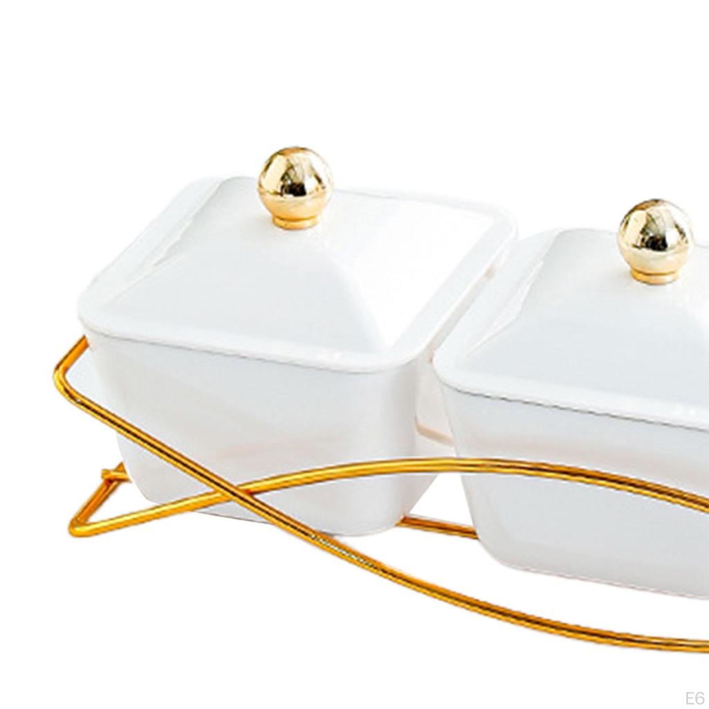 3 сервировочные тарелки для закусок, скандинавское блюдо с крышкой, поддон для приправ, разделительная тарелка для десерта