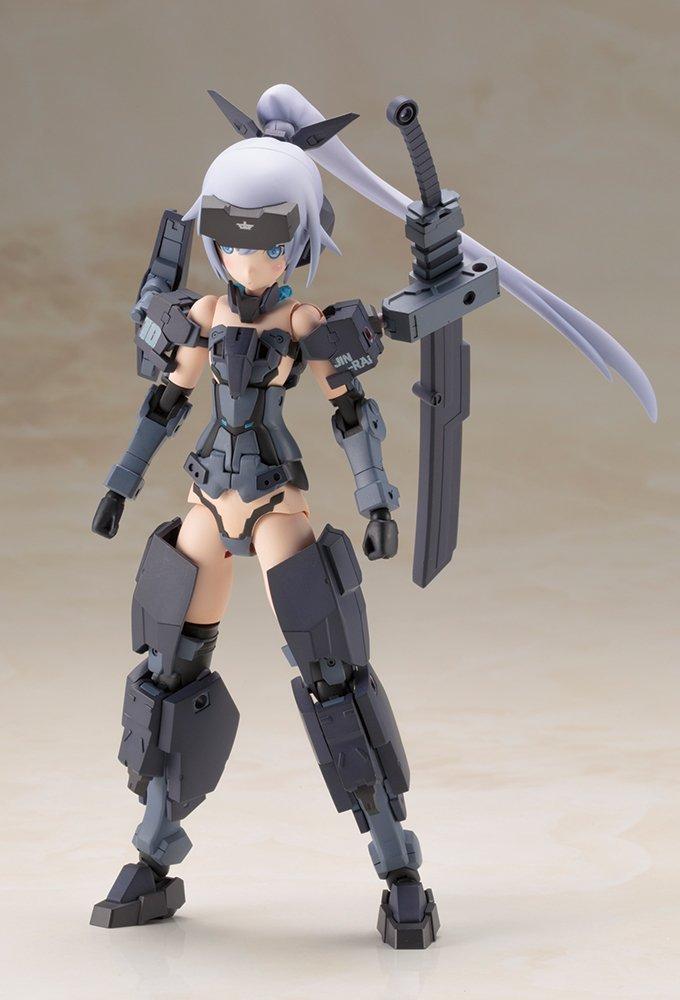 Kotobukiya Frame Arms Girl Jinrai Indigo 150mm Ver. (Approx. tall, Non-scale, Pre-colored)