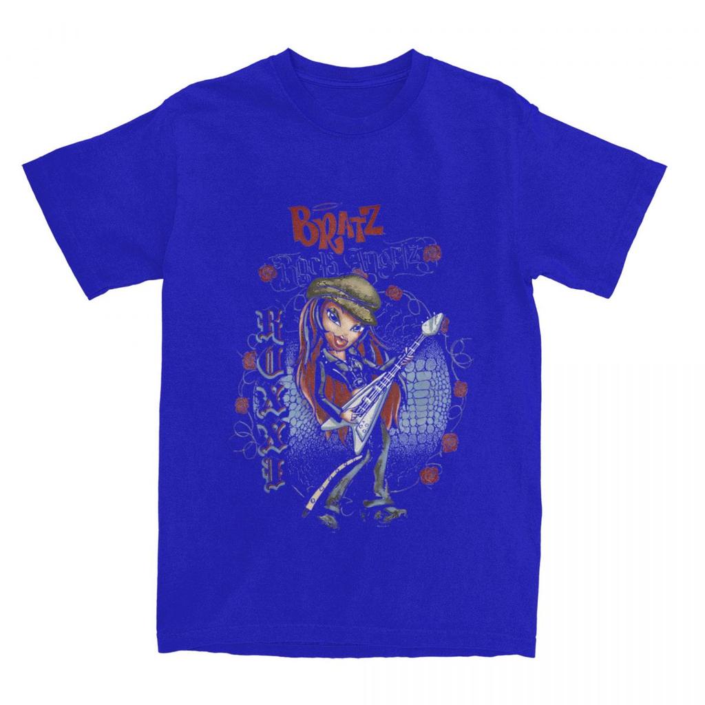 Футболка Haikyuu, Bratz Roxxi, из чистого хлопка, модная футболка для мужчин, летняя, классная, повседневная, с коротким рукавом.