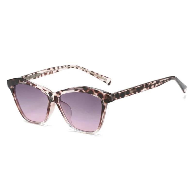 SHAUNA Ins, популярные модные многоугольные женские роскошные солнцезащитные очки «кошачий глаз», ретро градиентные оттенки UV400, мужские двухцветные солнцезащитные очки