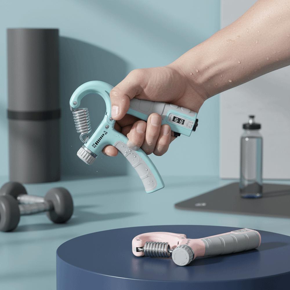 Adjustable Resistance Grip Strength Trainer With Counter Adjustable Hand Grip Hand Squeezer Resistance Hand Grip