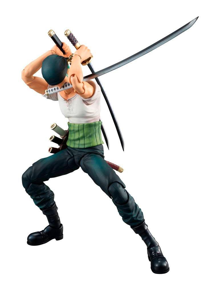 Variable Action Heroes ONE PIECE Roronoa Zoro PAST BLUE начальная 190 мм ПВХ окрашенная подвижная фигурка (с бонусом) Прибл.