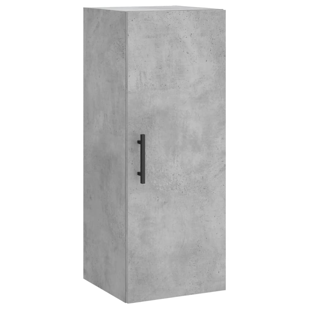 Highboard Concrete Grey 34.5 x 34 x 180 cm Particleboard