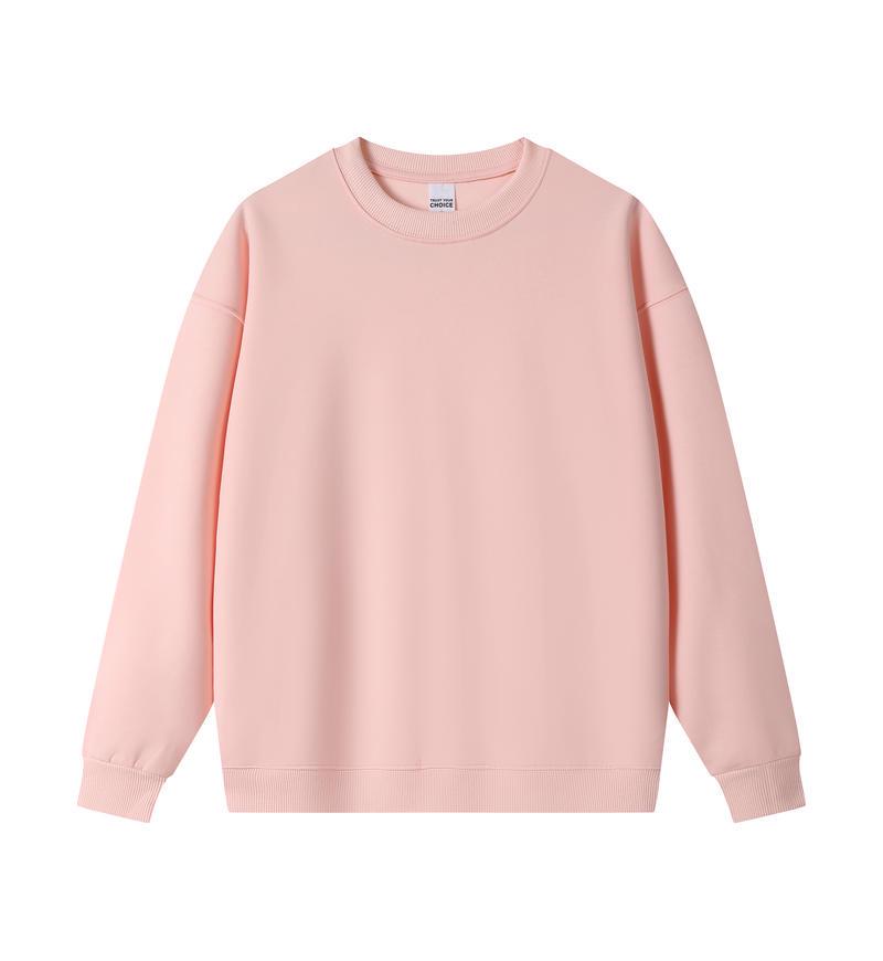 2024 Trendy Oversized Solid Color Hooded Sweatshirt for Women - Spring/Autumn Korean Style Loose Fit