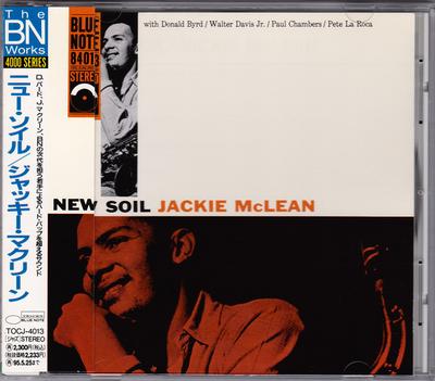 CD ДЖЕКИ МАКЛИН New Soil TOCJ4013 BLUE NOTE 2000 Япония ObiJazz Б/У