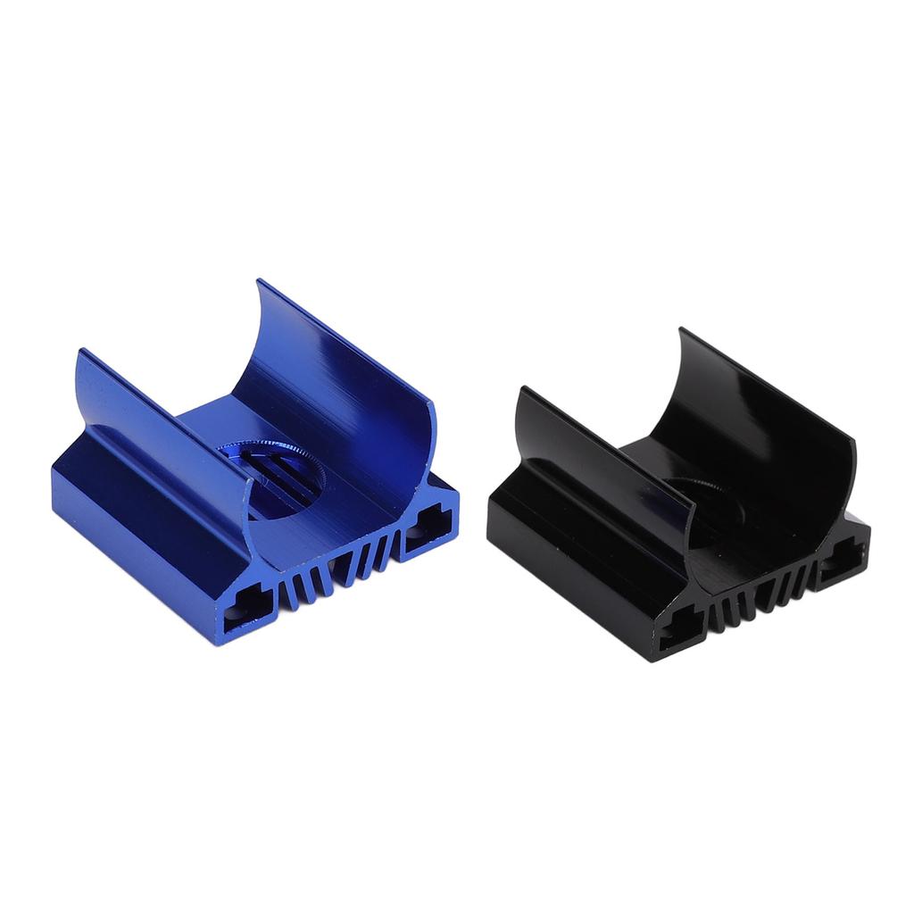 2pcs Brushed Motor Heat Sink Fins Professional Aluminium Alloy RC Motor Heat Sink Fins for TRX4M