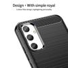 MOFI JK TPU Series-1 for Samsung Galaxy A34 5G Anti-fall Phone Case Carbon Fiber Brushed Protective TPU Phone Back Cover