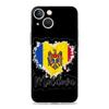 Чехол для телефона iPhone 17 Air Cases iPhone 16 15 12 13 14 Pro Max SE 7 8 Plus iPhone11 Прозрачный Мягкий Чехол Флаг Молдовы