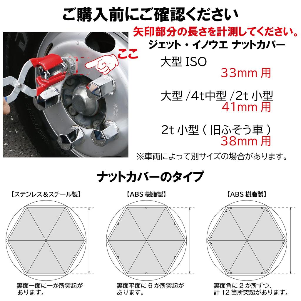 Jet Inoue Nut Cover Kira 33mm Pack of 10 Blue 500541