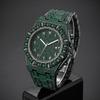 New Diamond Hip Hop Watch For Men Fashion Ice Out Party Jewelry Wristwatch Luxury Shiny Gem Accessories Watches Trendy Gift
