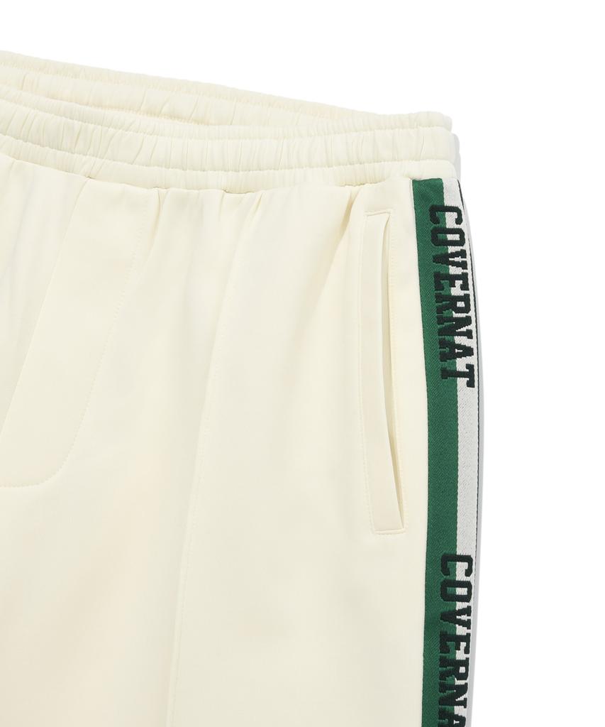 COVERNAT Retro Track Wide Pants Cream