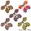 10Pcs Magic Flying Butterflies Wind Up Toy In The Sky Bookmark Greeting Cards Rubber Band Powered Kids Magic Props Surpris Gift