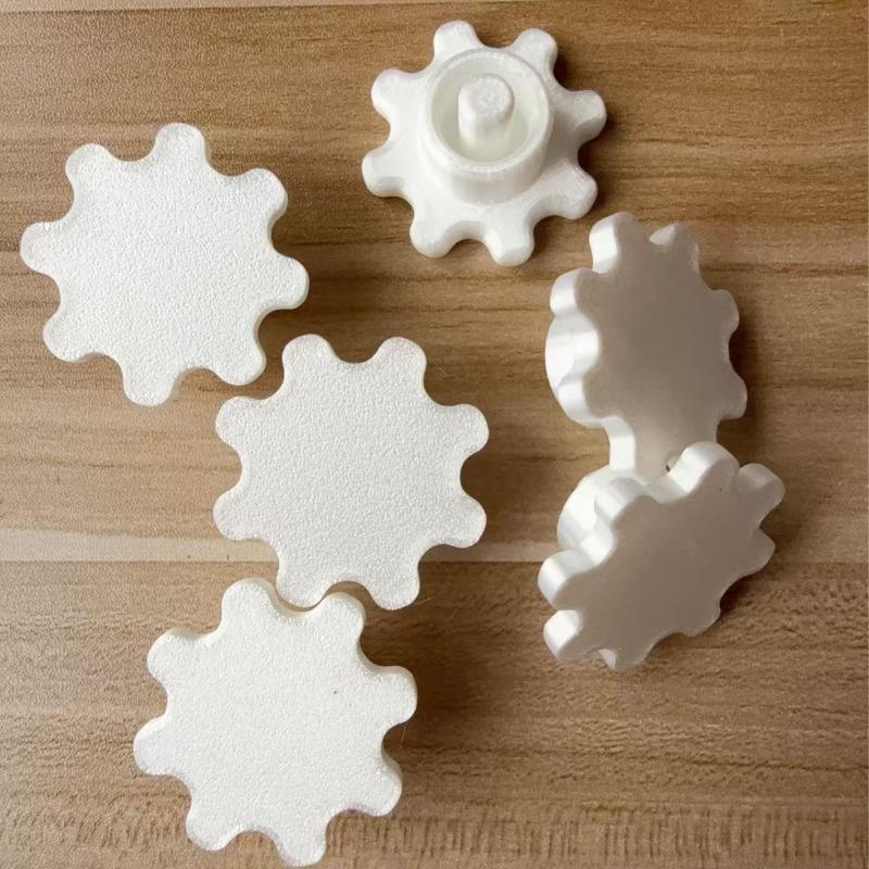 2pcs Tools Flexible Gear-Style Tube Caps, Durable Plastic, Prevents Glue Hardening, for Silicone Repair, Outdoor Use, Gift