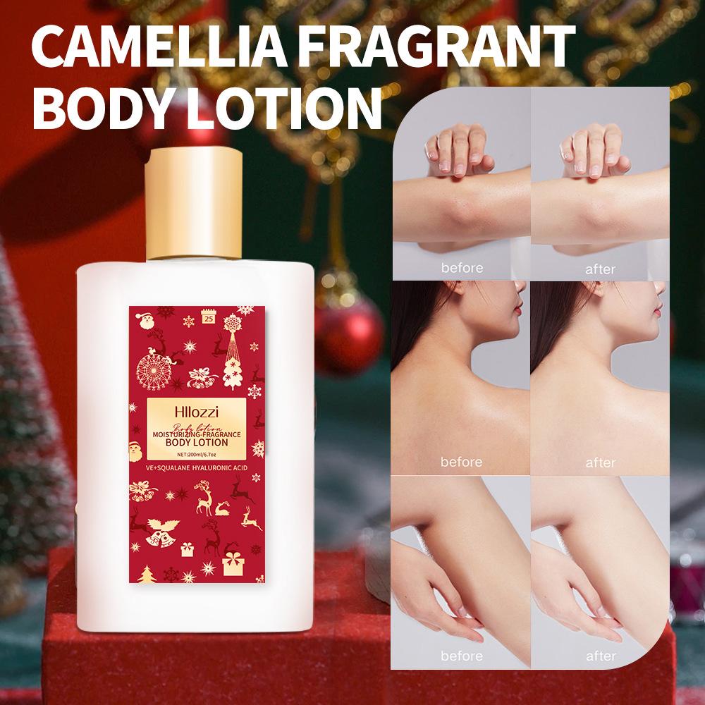 Молочко для тела в рождественском стиле освежает, нежирно увлажняет, отшелушивает и подтягивает кожу