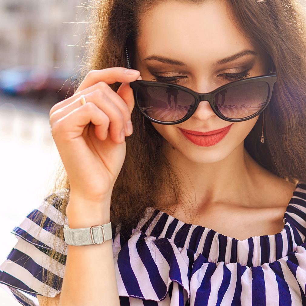 Эластичный ремешок для Samsung Galaxy Watch 8 44 мм 40 мм 46 мм Scrunchie Нейлоновый спортивный браслет на запястье ремешок Galaxy Watch 8 classic Ремешок
