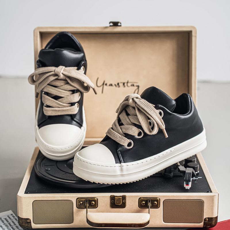 Boutique Men's Casual Soft Bottom Sneakers Low cut Versatile Anti slip Youth Campus Style Running Shoes Zapatillas Deportivas