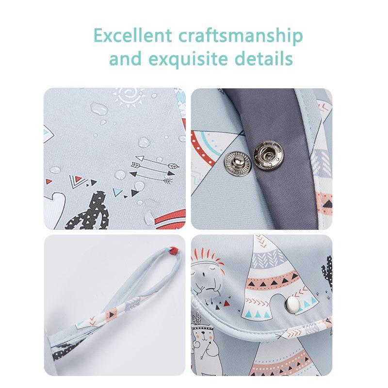 Водонепроницаемая и многоразовая сумка для детских подгузников, детская сумка, большая вместительная сумка для хранения подгузников для мам, сумка для переноски на выход