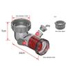 Кухонная раковина Xuanyong с двойным выходом, противозапаховый сливной клапан с адаптером 40-50 мм