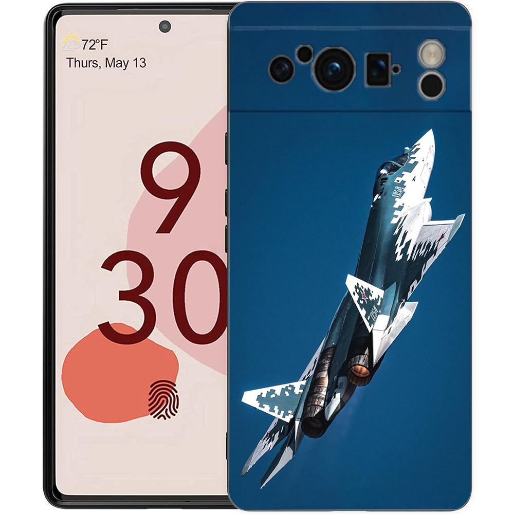 Чехол для телефона Google Pixel 10 Pro Pixel 9 Pro XL TPU Чехол Pixel 8 Pro 9A 8A 7A 7 6A 6 Pro Обложка Самолет Вертолет Самолет