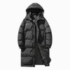 Candy Kiosk Men’s Long Padded Winter Coat Dark Grey L