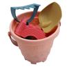 Parent-Children Interactive Beach Castle Bucket Sand Toys Set Digging Sand Kit Shovel Rake Mold