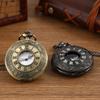 2pcs/set, Women's Pocket Watch, Pocket Watches Roman Numerals Quartz Pocket Watch Women Hollow Vintage Watch with Chain, The Perfect Gift for Yald.