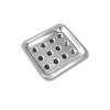 Stainless Steel Soap Dish Double Layer Soap Container Tray  Bathroom Kitchen Sink Organizer