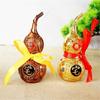 Metal Gourd Sculpture Chinese Fengshuis Figurine Luck Statue for Bedroom Home Livings Room Church Office Decorations