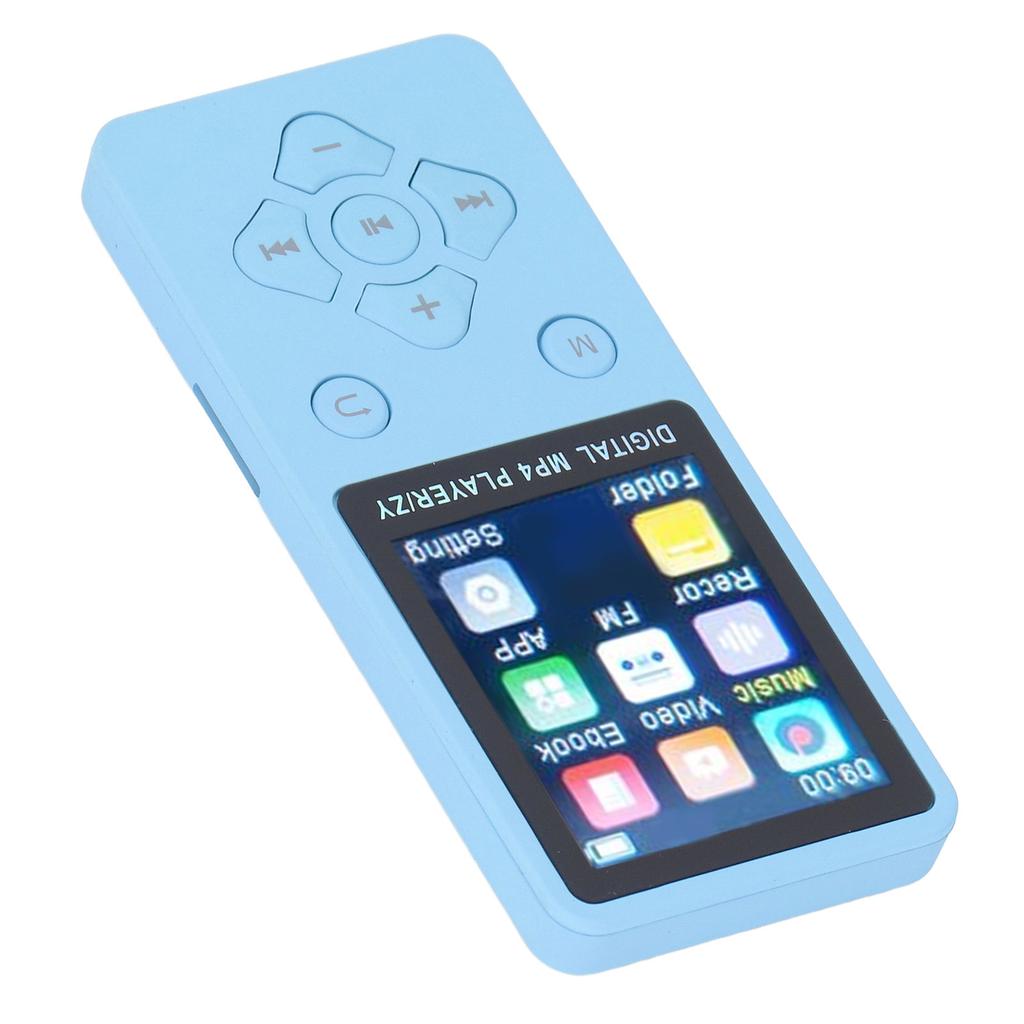 MP4 Player Multifunctional 1.8 Inch Color Screen BT 5.0 MP3 Music Player HiFi Music Player Supports