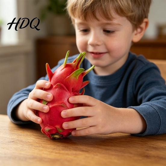Сенсорная игрушка «Фрукт дракона» 1/2 шт. Симуляция сжатия Снятие стресса Сенсорный релаксатор «Фрукт дракона» Мягкий эластичный