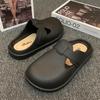 Women's Spring/Summer Lightweight Flat Hole Slippers: Simple, Comfortable, Casual Outdoor Style