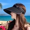 Летняя шляпа от солнца с широкими полями для езды на велосипеде на открытом воздухе и затенения лица