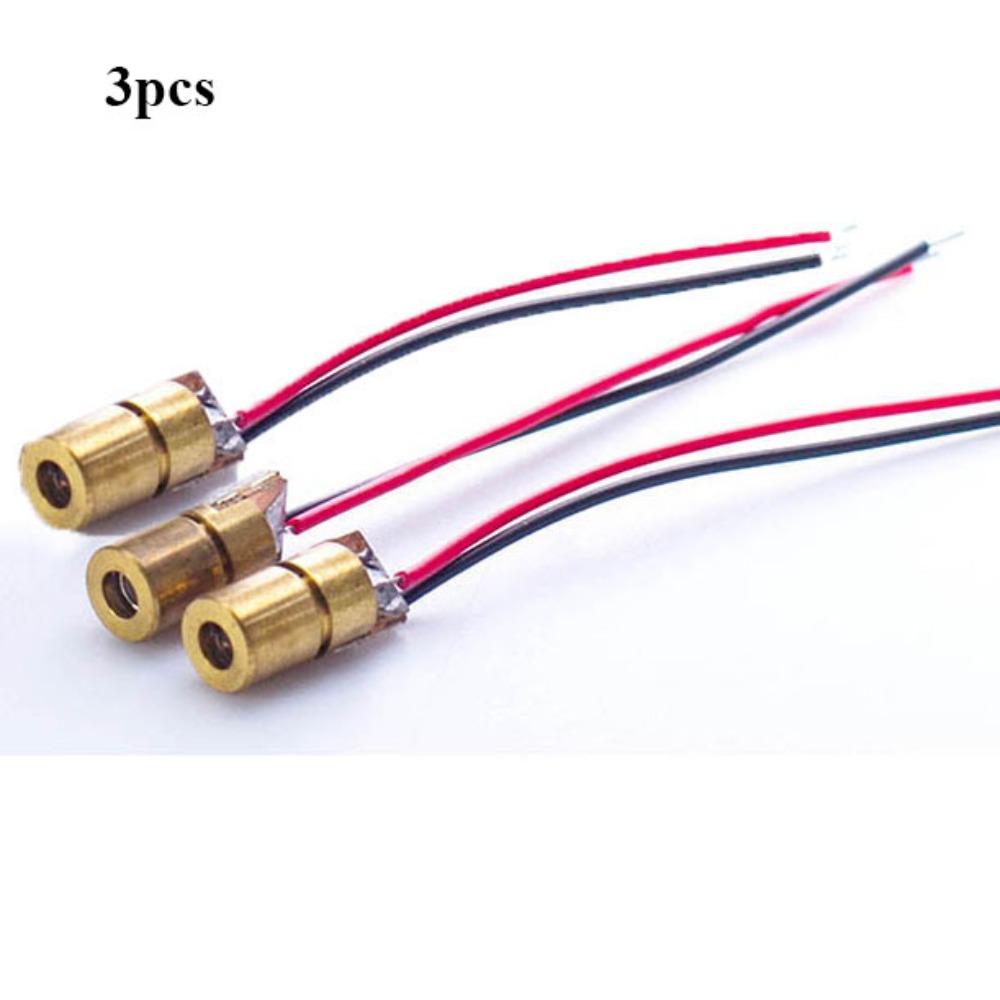 Hot Sale 5 Million Watt Red Sight Adjustable Lasers Laser Diodes Dot Diode Module 650nm 6mm 3V