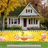 Lemon Drink Refreshing Summer Yard Party Backdrop Banner