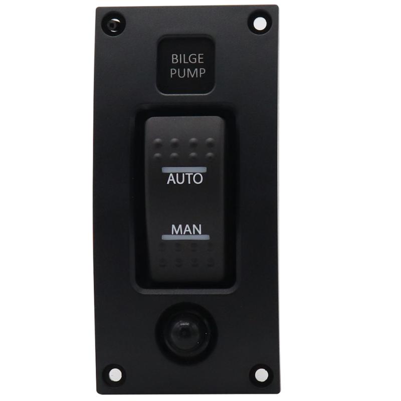 12-24 В переключатель трюмного насоса, сигнализация, водонепроницаемая панель управления для очистки палубы корабля для лодочных трюмных насосов