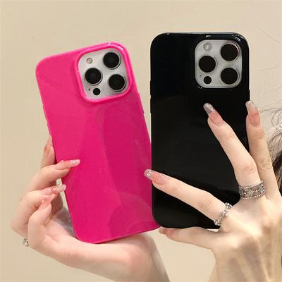 Чехол для телефона Candy Color для iPhone 11 13 15 16 Pro Max 14 12 XR X 7 8 Plus XS SE 16promax Мягкий силиконовый противоударный чехол Fundas