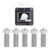 5Pcs 0.4mm Diameter 3D Printer Nozzle Replacement Stainless Steel M6 Nozzle Set  Hotend Replacement