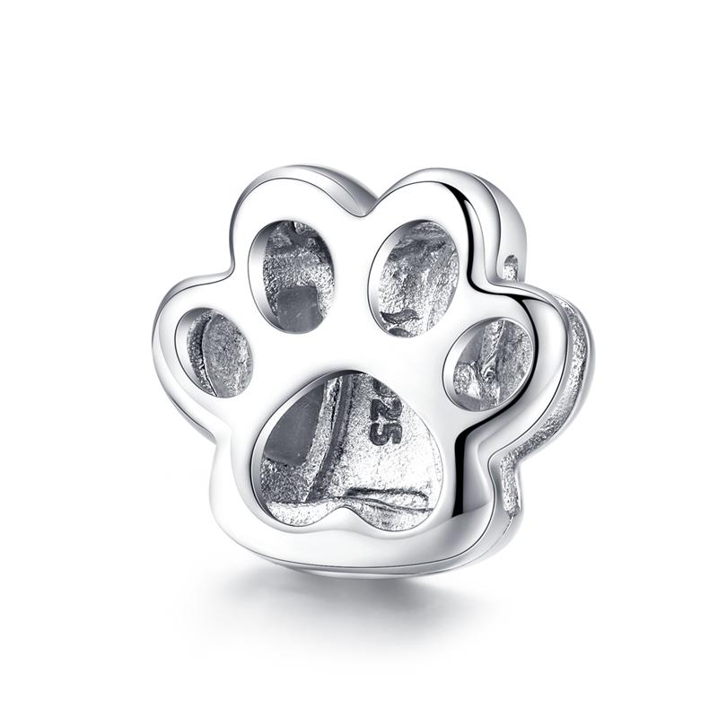 WOSTU 925 Silver Circle Charm Round CZ Bead Bead Clip Fit reflection Charm Bracelet Jewelry Accessories CQX101