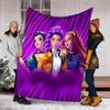 Kpop1 printed throw blanket—lightweight,soft,warm;versatile blanket for all seasons—perfect as &air-conditioning throw,nap blanket