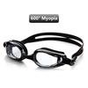 Оптические очки для плавания, очки для плавания при близорукости, мужские и женские, для плавания при близорукости, беруши для бассейна, водонепроницаемые очки для плавания, защита от запотевания и ультрафиолета