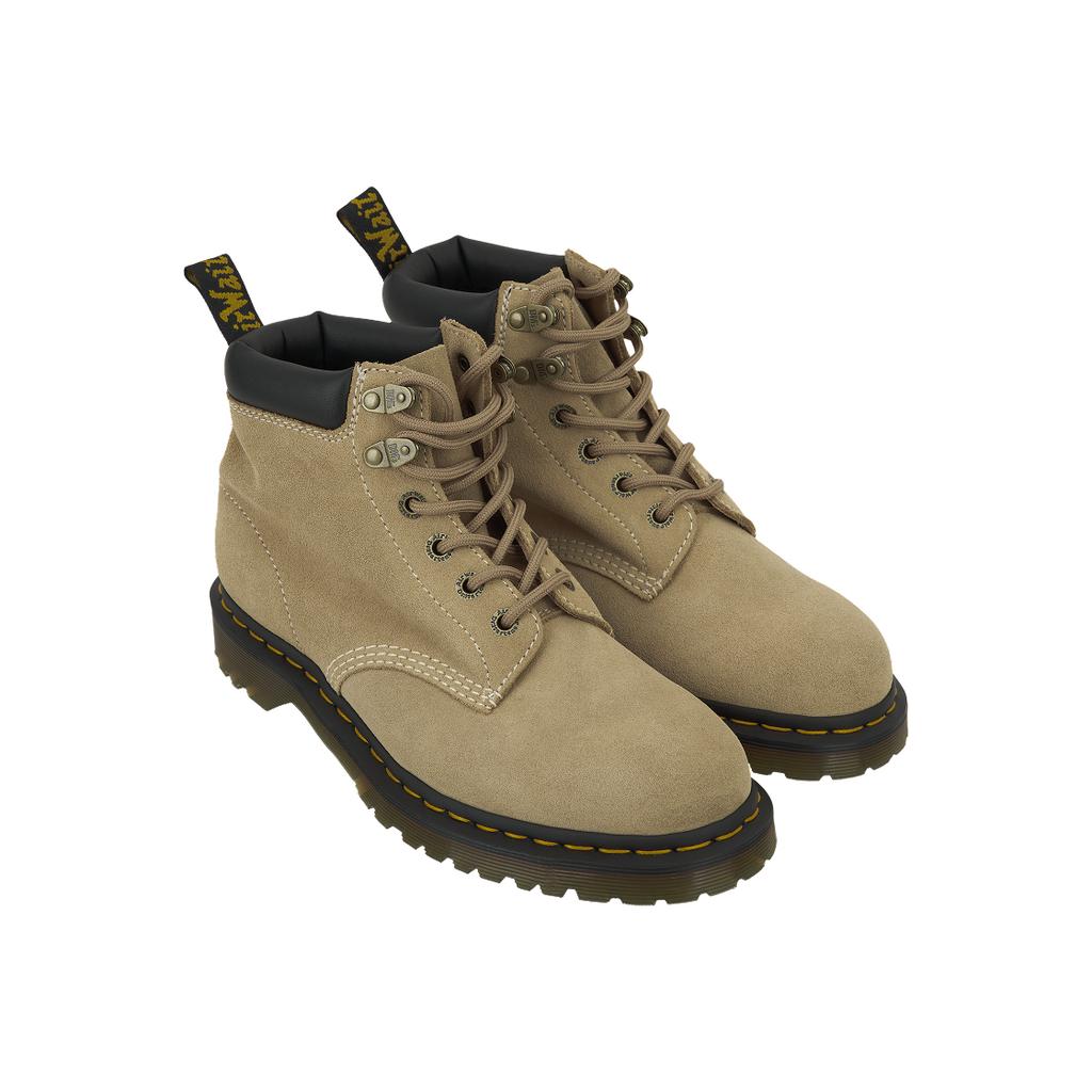 Dr. Martens 939 Винтажные ботильоны на шнуровке с круглым носком Унисекс ботинки Бежевые 41702200