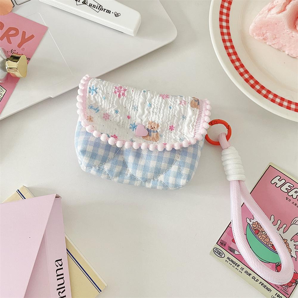 5223 Floral Cotton Camera Bag - Shockproof, Anti-collision, Portable, Compact, Travel-Friendly Storage