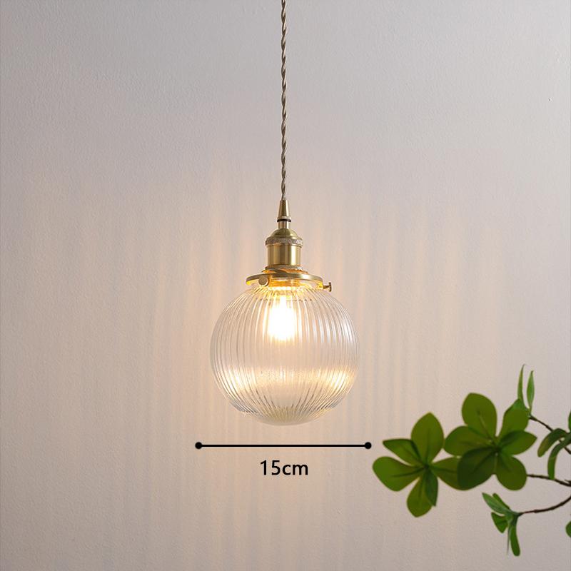 Подвесной светильник из круглого стекла в скандинавском стиле для спальни, ресторана, бара, подвесной светильник с одной головкой, для столовой, кухни, комнаты, подвесные светильники