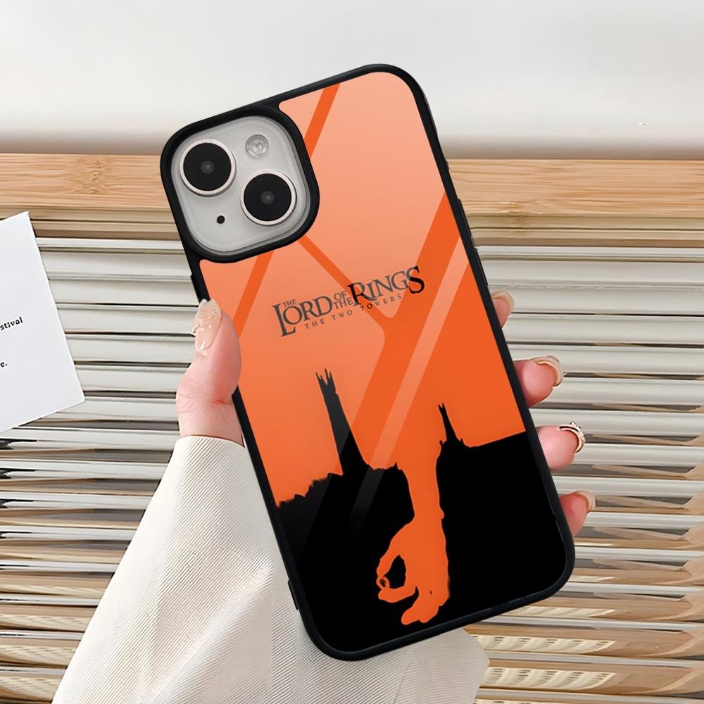Чехол для телефона L-Властелин К-Колец Для iPhone 16 Pro 15 Pro Max 14 12 11 13 Mini 8 7 Plus X Xs XR PC+TPU Дизайнерская Крышка